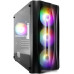 Корпус 1STPLAYER FIREBASE X3-M Black / mATX, TG / 4x120mm LED fans inc. / X3-M-BK-4F1
