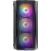 Корпус 1STPLAYER FIREBASE X3-M Black / mATX, TG / 4x120mm LED fans inc. / X3-M-BK-4F1