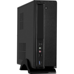 Корпус Exegate EX288781RUS   Desktop   MI-207U-M350 (mini-ITX/mATX, БП M350 с вент. 8см, 2*USB+1*USB3.0, аудио, черный)