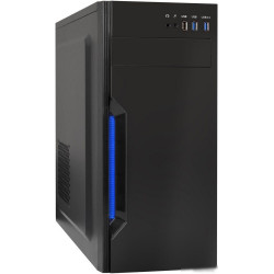 Корпус Exegate EX283078RUS  XP-333U Black, ATX, <XP450, Black,120mm>, 1*USB+2*USB3.0, Audio