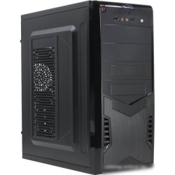 Корпус Exegate EX280388RUS   M itower CP-604 Black, ATX, <CP450W, 80mm>, 2*USB, Audio