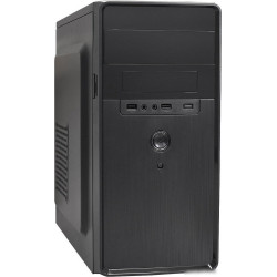 Корпус Exegate EX286427RUS   Minitower   BA-309-500W-8 (mATX, БП AA500 с вент. 8см, 2*USB, HD аудио, черный)