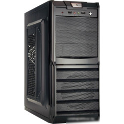 Корпус Exegate EX278400RUS   M itower  XP-329S Black, ATX, <XP600, Black,120mm>, 2*USB, Audio