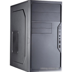 Корпус Minitower Foxline FL-733 450W black (mATX, 2xUSB2.0, 450W, w/pwr cord, w/o FAN) (FL-733-FZ450R)