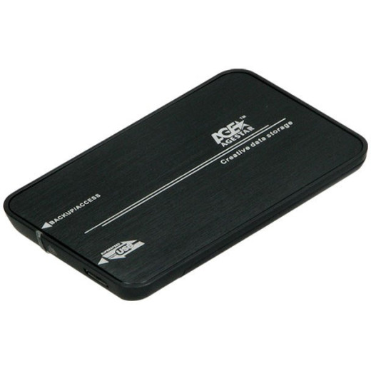 Внешний корпус для HDD AGESTAR 3UB2A8-6G, черный