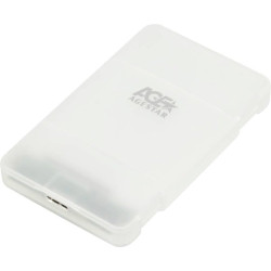 Внешний корпус для HDD/SSD AgeStar 3UBCP3 SATA пластик белый 2.5