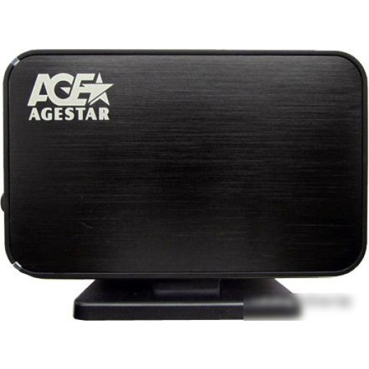 Внешний корпус для HDD AgeStar 3UB3A8-6G SATA II пластик черный 3.5
