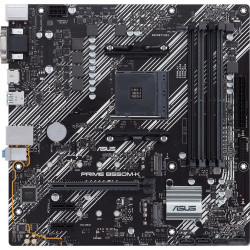 Материнская плата Asus PRIME B550M-K Soc-AM4 AMD B550 4xDDR4 mATX AC`97 8ch(7.1) GbLAN RAID+VGA+DVI+HDMI