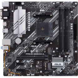 Материнская плата Asus PRIME B550M-A Soc-AM4 AMD B550 4xDDR4 mATX AC`97 8ch(7.1) GbLAN RAID+VGA+DVI+HDMI