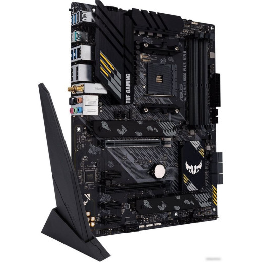 Материнская плата Asus TUF GAMING B550-PLUS Soc-AM4 AMD B550 4xDDR4 ATX AC`97 8ch(7.1) 2.5Gg RAID+HDMI+DP