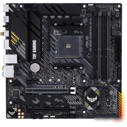 Материнская плата Asus TUF GAMING B550M-PLUS (WI-FI) Soc-AM4 AMD B550 4xDDR4 mATX AC`97 8ch(7.1) 2.5Gg RAID+HDMI+DP