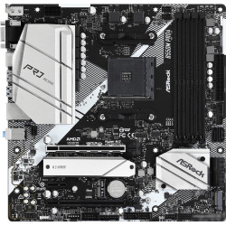 Материнская плата Asrock B550M PRO4 Soc-AM4 AMD B550 4xDDR4 mATX AC`97 8ch(7.1) GbLAN RAID+VGA+HDMI+DP