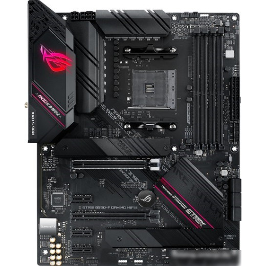 Материнская плата Asus ROG STRIX B550-F GAMING Soc-AM4 AMD B550 4xDDR4 ATX AC`97 8ch(7.1) 2.5Gg RAID+HDMI+DP