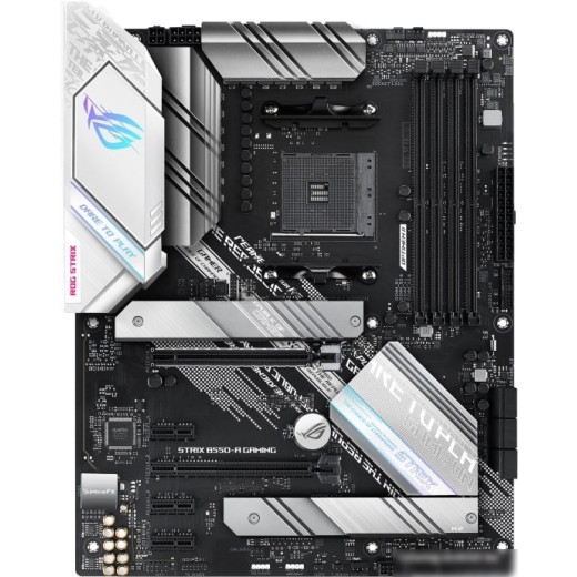 Материнская плата Asus ROG STRIX B550-A GAMING Soc-AM4 AMD B550 4xDDR4 ATX AC`97 8ch(7.1) 2.5Gg RAID+HDMI+DP