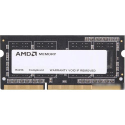 Память DDR3 4Gb 1600MHz AMD R534G1601S1SL-UO OEM PC3-12800 CL11 SO-DIMM 204-pin 1.35В