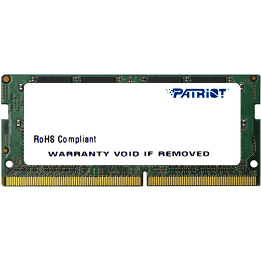 Память DDR3 4Gb 1600MHz Patriot PSD34G160081S RTL PC3-12800 CL11 SO-DIMM 204-pin 1.5В