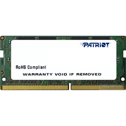 Память DDR4 8Gb 2400MHz Patriot PSD48G240081S RTL PC4-19200 CL16 DIMM 288-pin 1.2В