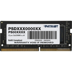 Память DDR4 16Gb 2666MHz Patriot PSD416G266681S RTL PC4-21300 CL19 SO-DIMM 260-pin 1.2В