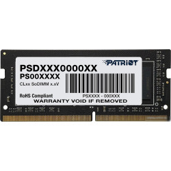 Память DDR4 4Gb 2666MHz Patriot PSD44G266681S RTL PC4-21300 CL19 SO-DIMM 260-pin 1.2В single rank