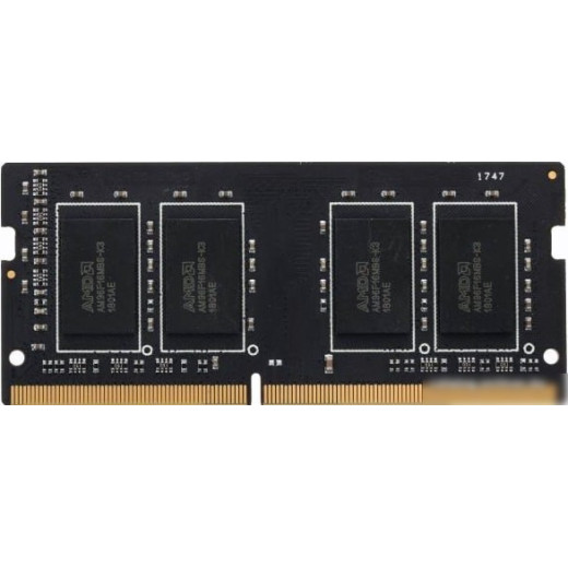 Память DDR4 8Gb 2666MHz AMD R748G2606S2S-UO OEM PC4-21300 CL16 SO-DIMM 260-pin 1.2В