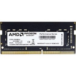 Память DDR4 4Gb 2666MHz AMD R744G2606S1S-UO Radeon R7 Performance Series OEM PC4-21300 CL16 SO-DIMM 260-pin 1.2В