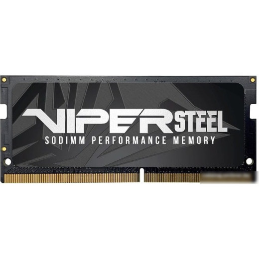 Память DDR4 32Gb 2666MHz Patriot PVS432G266C8S Viper Steel RTL PC4-21300 CL18 SO-DIMM 260-pin 1.2В