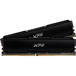 Память 32GB ADATA DDR4 3600 DIMM XPG GAMMIX D20 Black Gaming Memory AX4U360016G18I-DCBK20 Non-ECC, CL18, 1.35V, Kit 2x16Gb, RTL
