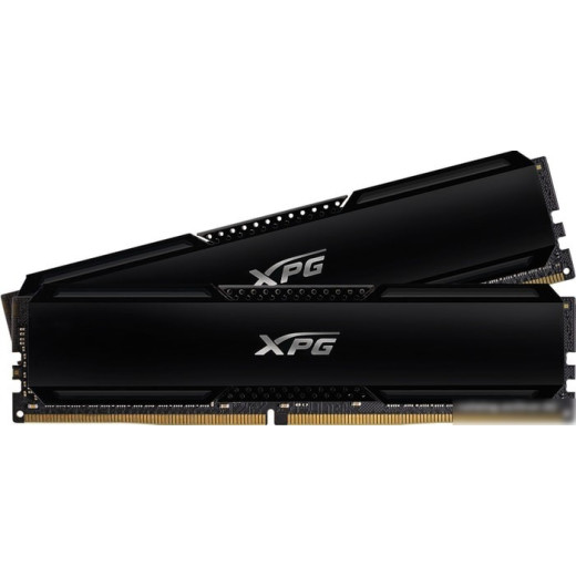 Память 32GB ADATA DDR4 3200 DIMM GAMMIX D20 Black Gaming Memory AX4U320016G16A-DCBK20 Non-ECC, CL16, 1.35V, Heat Shield, Kit (2x16GB), RTL (931726)