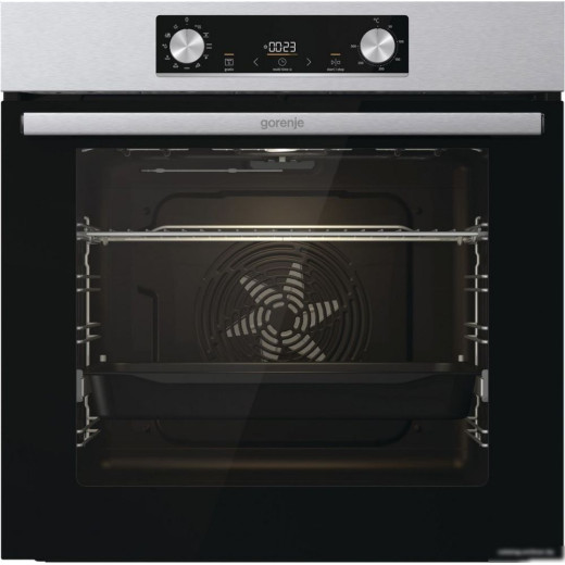 Духовой шкаф Электрический Gorenje BO6735E05X нержавеющая сталь/черный