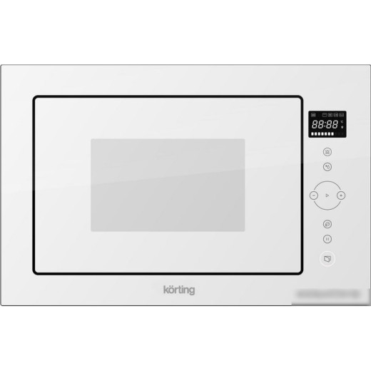 Встраиваемая микроволновая печь Korting KMI 825 TGW объем 25 л, цвет белый