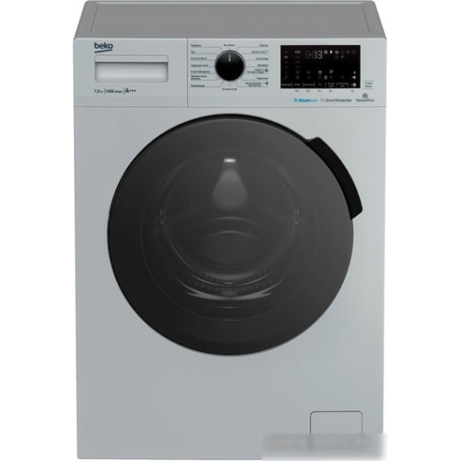 Стиральная машина Beko WSPE7H616S класс: A+++ загр.фронтальная макс.:7.5кг серебристый