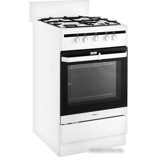 Газовая плита HANSA FCGW51001, газовая духовка, белый