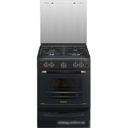 Плита Газовая GEFEST ПГ 6100-02 0187 черный (стеклянная крышка)