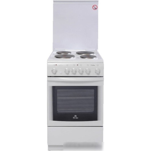 Плита электрическая De Luxe 506004.00э КР количество конфорок 4, цвет белый