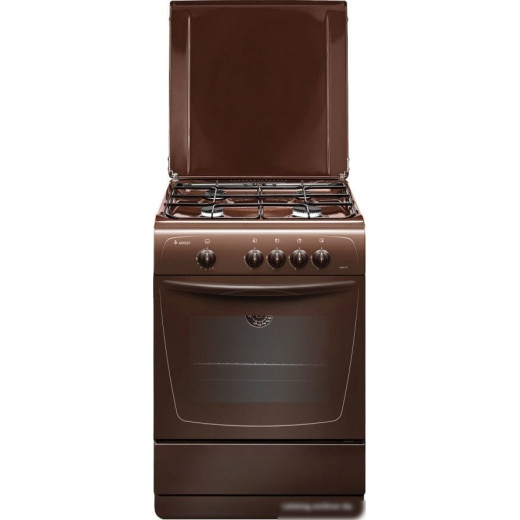 Плита газовая GEFEST 1200 C7 K89 количество конфорок 4, цвет коричневый, крышка