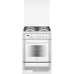 Плита Газовая Gefest ПГ 6300-03 0040 белый (стеклянная крышка) реш.чугун