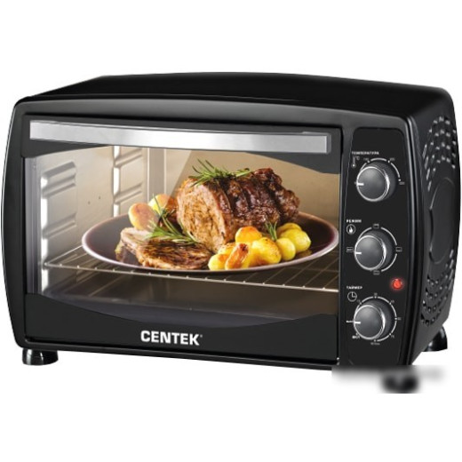 Жарочный шкаф электрический Centek CT-1531-42 Black объем 42 л, цвет черный
