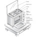 Газовая плита ГЕФЕСТ 100, газовая духовка, белый