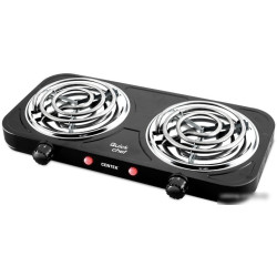Электрическая плита CENTEK CT-1509 Black двухкомфорочная
