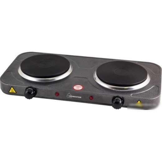 Электрическая плита HOMESTAR HS-1104 (003583) электроплитка двухкомфорочная