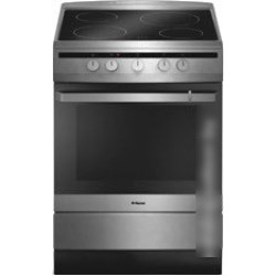 Электрическая плита HANSA FCCX64000, стеклокерамика, серебристый