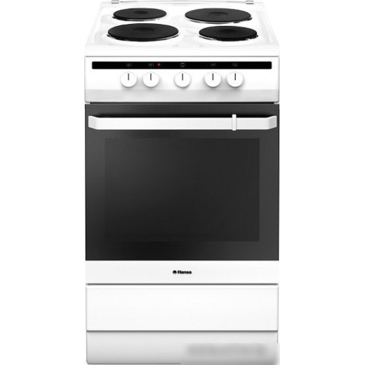 Электрическая плита HANSA FCEW53000, эмаль, белый
