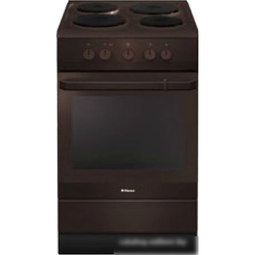 Электрическая плита HANSA FCEB53000, эмаль, коричневый
