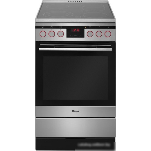 Электрическая плита HANSA FCCX58225, стеклокерамика, нержавеющая сталь