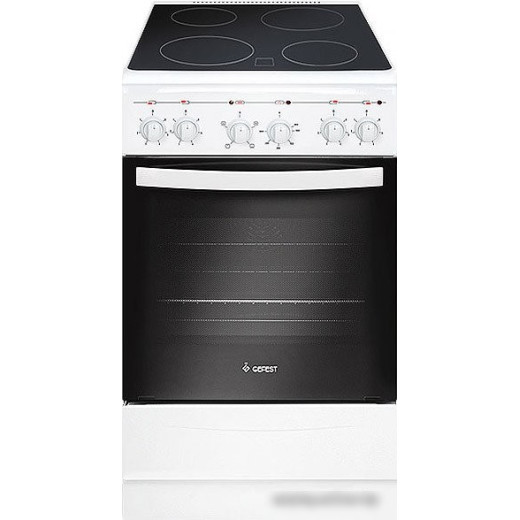 Плита Электрическая GEFEST ЭП Н Д 5160-01 0033 белый стеклокерамика