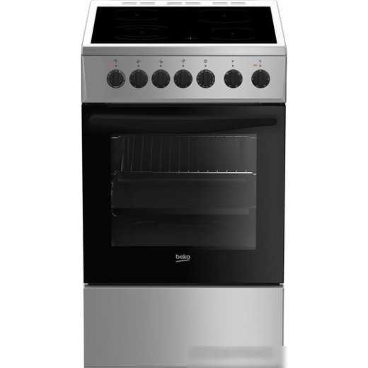 Плита Электрическая Beko FFSE57114GS серебристый стеклокерамика