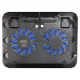 Подставка Buro BU-LCP156-B214 15.6 358x270x21мм 1xUSB 2x 140ммFAN 597г металлическая сетка/пластик черный