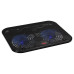Подставка Buro BU-LCP140-B214H 14 338x255x22мм 1xUSB 2x 140ммFAN 480г металлическая сетка/пластик черный