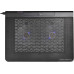 Подставка Buro BU-LCP170-B214 17 398x300x29мм 2xUSB 2x 140ммFAN 926г металлическая сетка/пластик черный