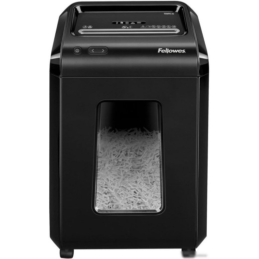 Шредер Fellowes PowerShred 92Cs (секр.P-4)/фрагменты/18лист./25лтр./скрепки/скобы/пл.карты/CD